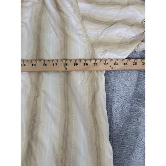 Tommy Bahama Silk Short Sleeve Button Down Shirt Men's Size Large Yellow - Picture 7 of 9